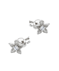 Lovely Flower Silver Stud Earring STS-7155